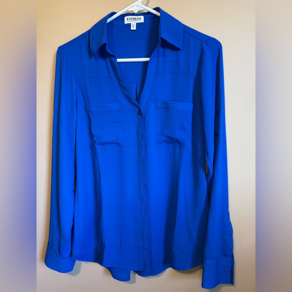 Express Royal Blue Women's Blouse